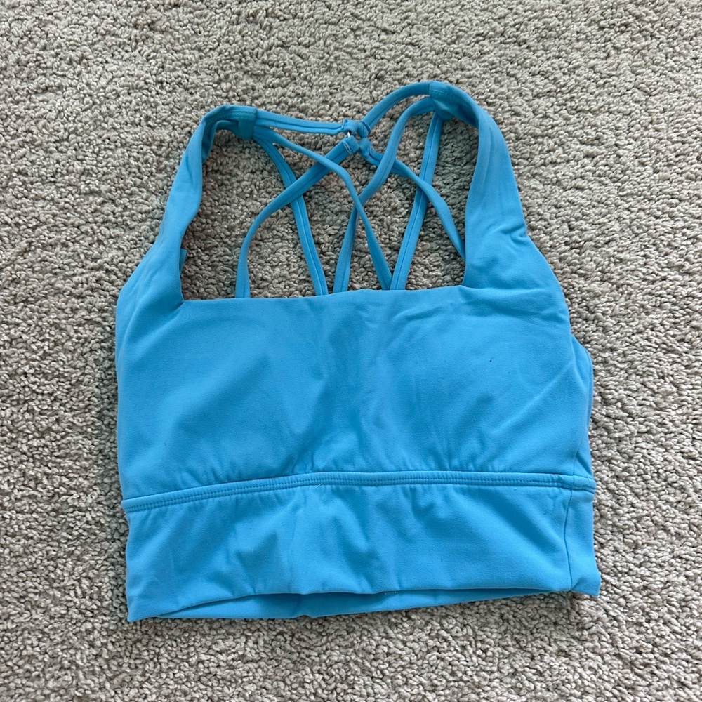 Women's Blue Sports Bra